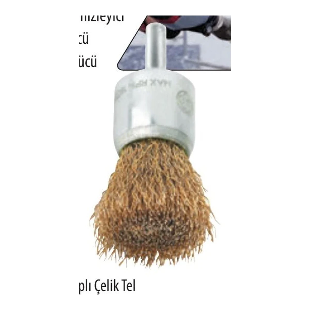 Kalem Fırça Pimli Saçaklı 12mm