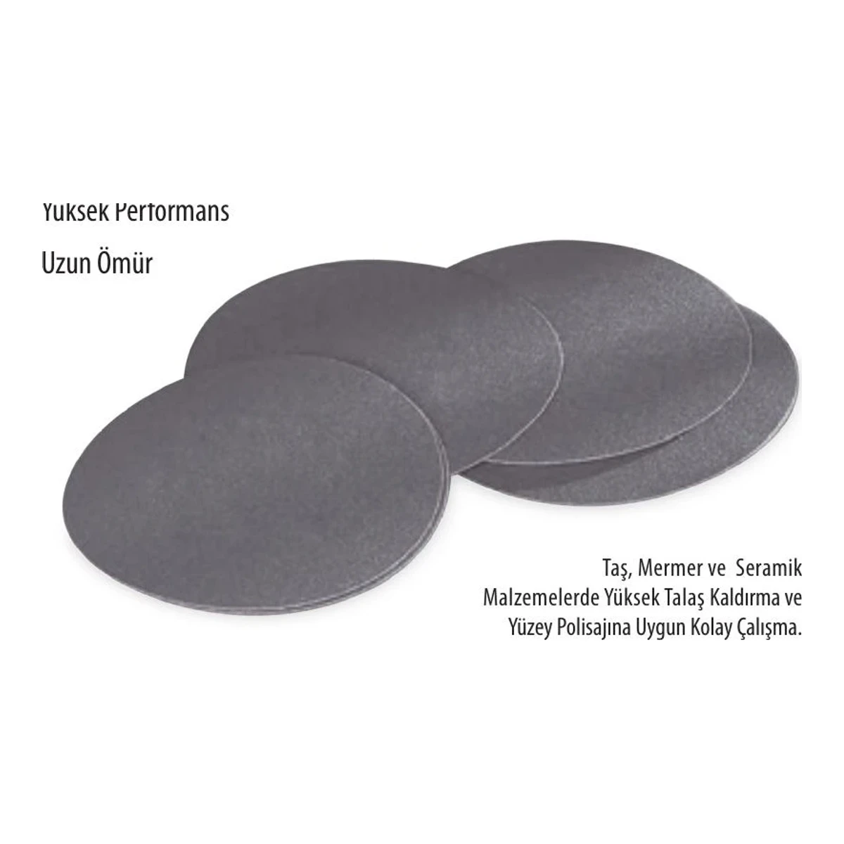 Cırtlı Zımpara Silicone Carbide 115mm - P100 KUM