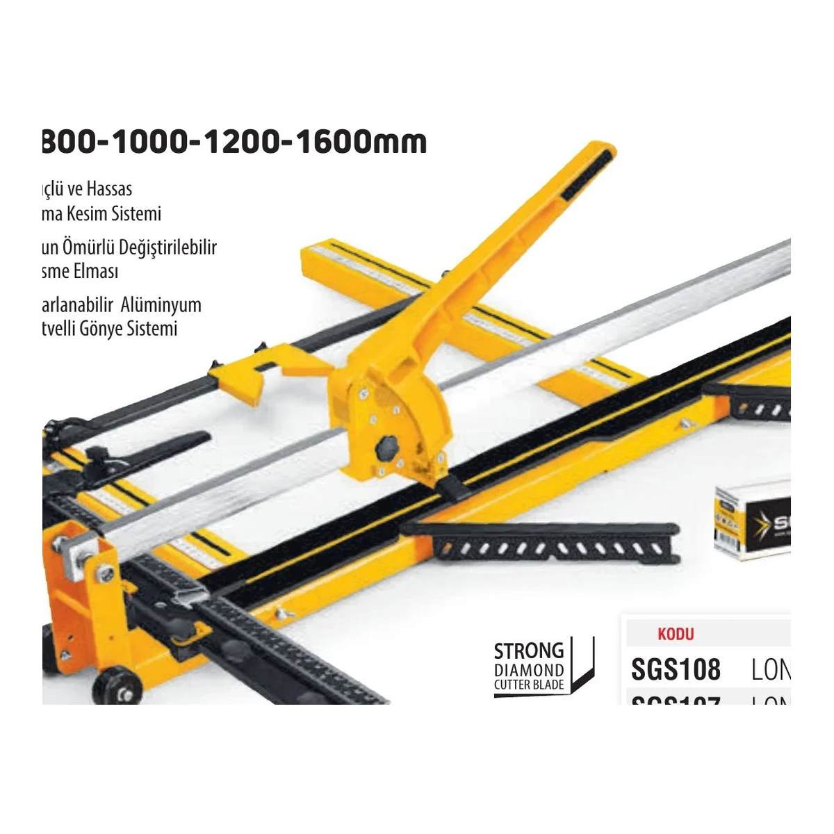 LONG 100/1000mm Seramik & Granit Kesme Makinası