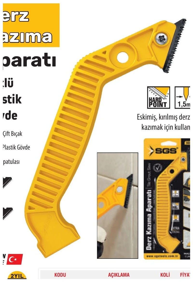 Derz Kazıma Aparatı