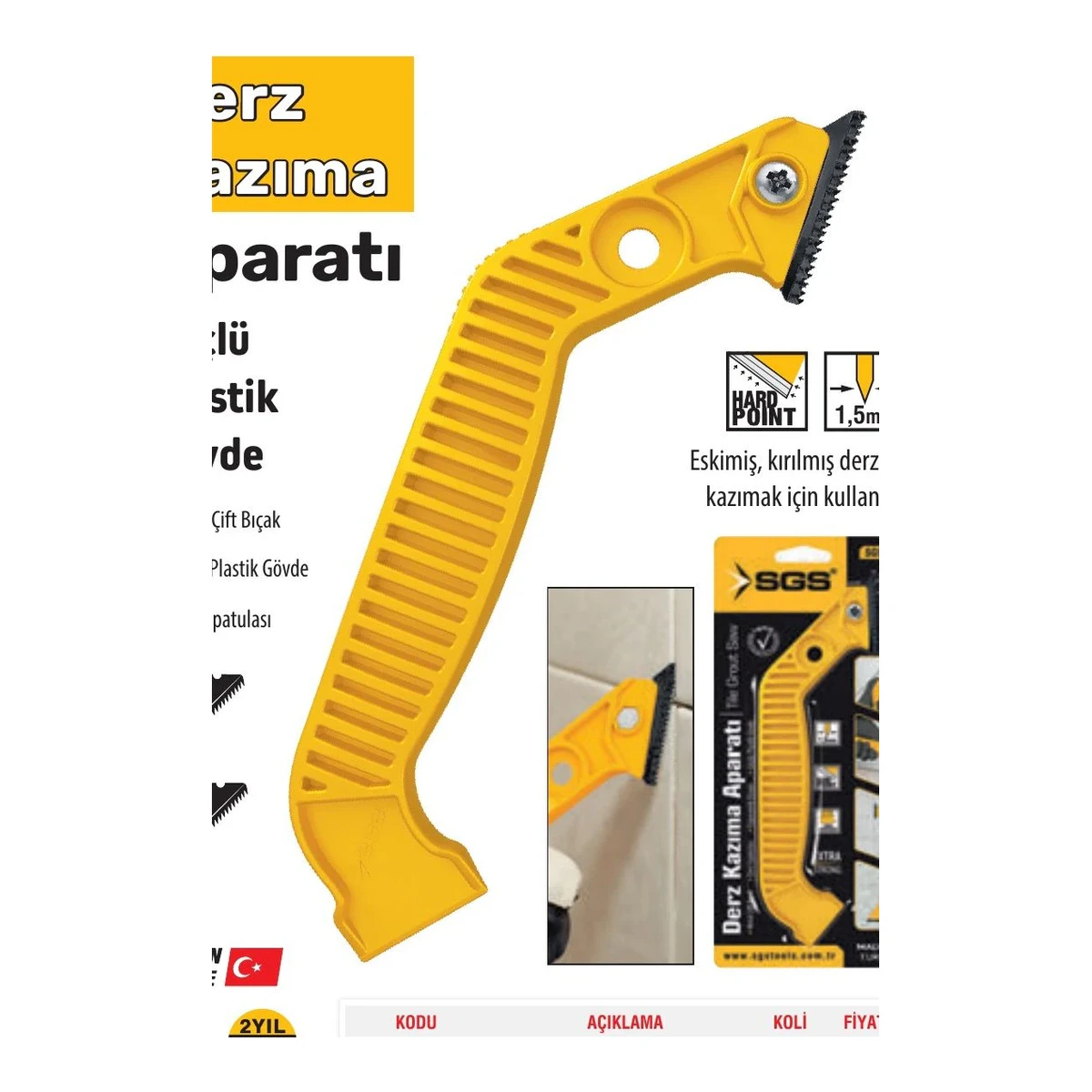 Derz Kazıma Aparatı