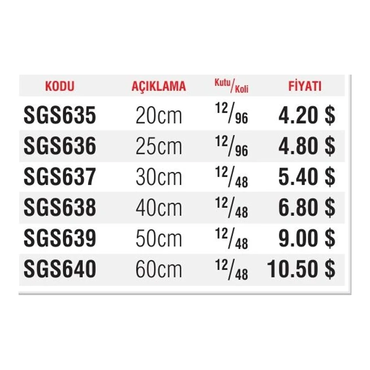 Eğri Saplı Ispatula 20cm