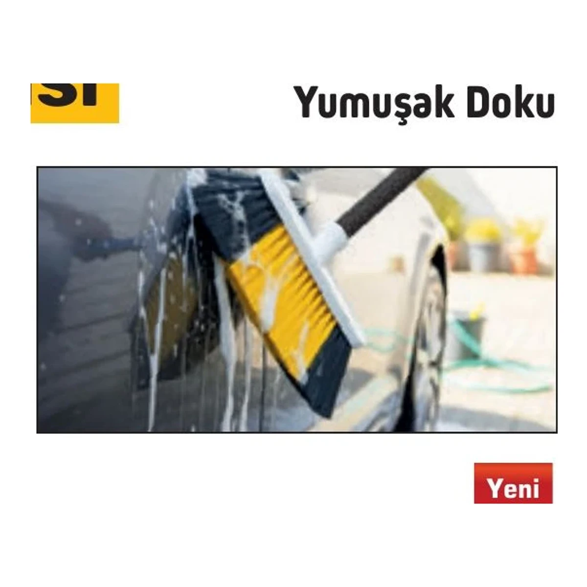 Oto Fırçası - Beyaz Takoz