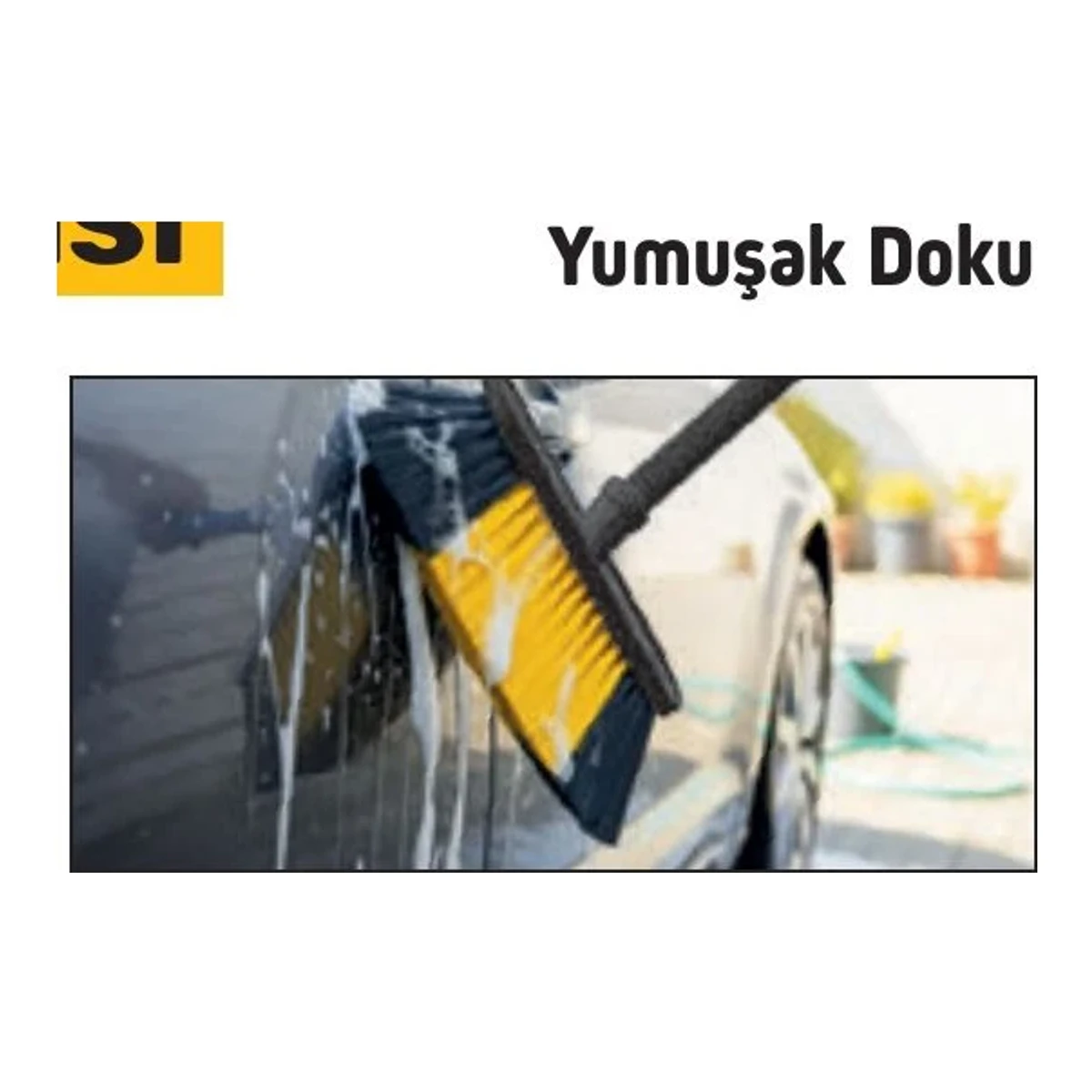 Oto Fırçası - Siyah Takoz