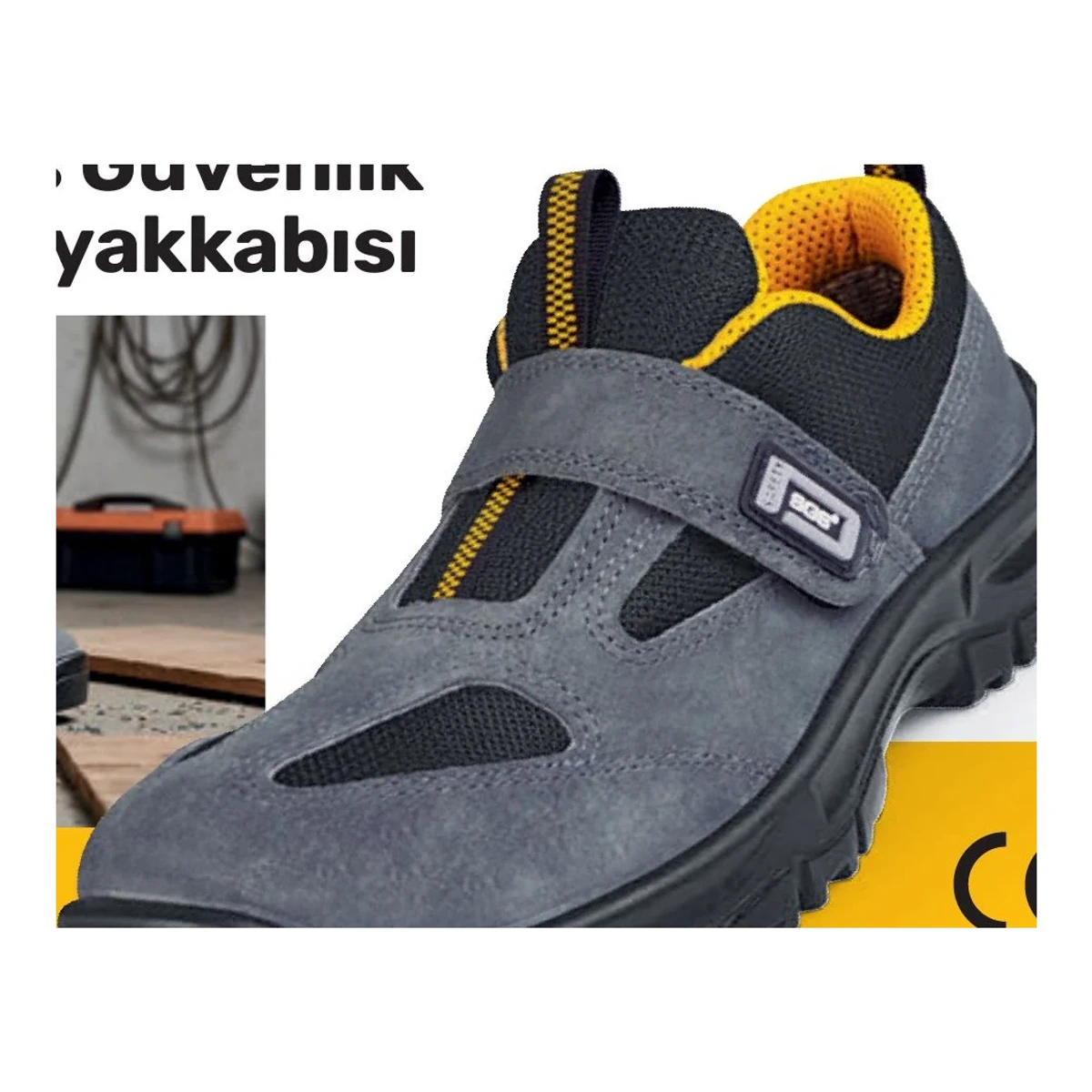 Süet İş Güvenlik Ayakkabısı - 37