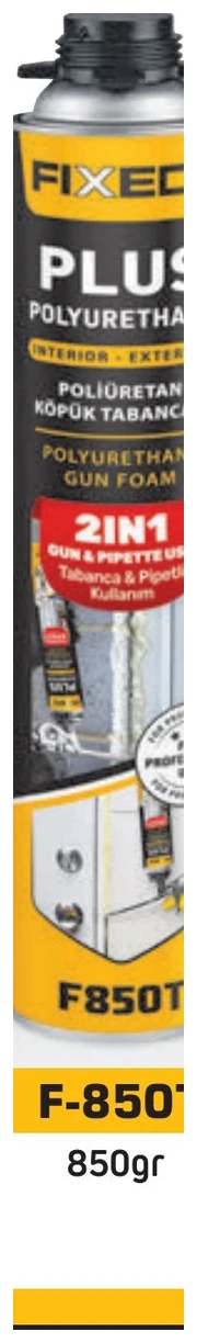 Poliüretan Köpük Tabanca & Pipetli Kullanım - 850gr