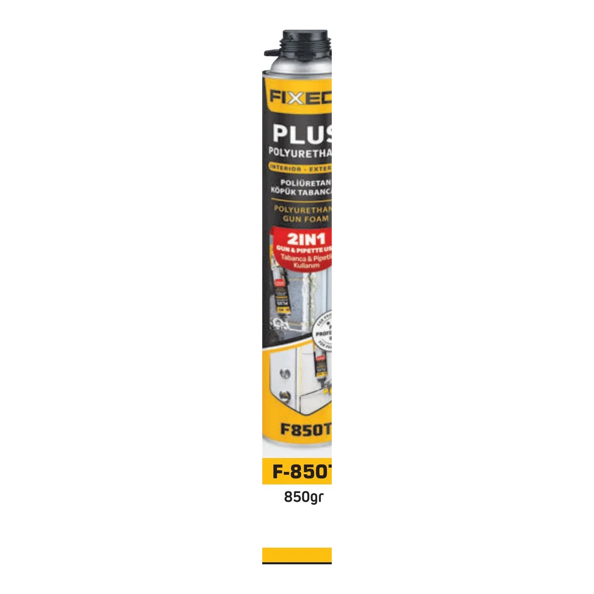 Poliüretan Köpük Tabanca & Pipetli Kullanım - 850gr