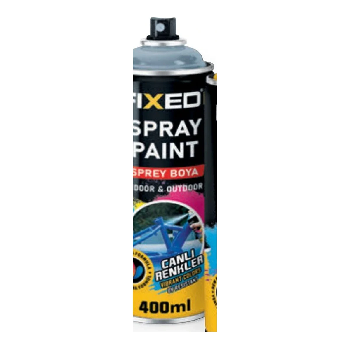 SPREY BOYA Akrilik 400ml - SİYAH/PARLAK