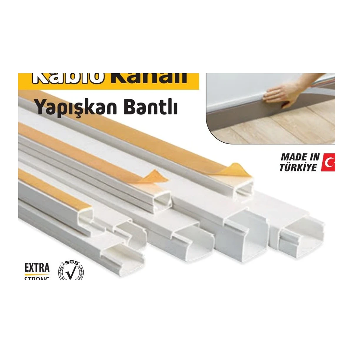 Kablo Kanalı 12 x 12mm