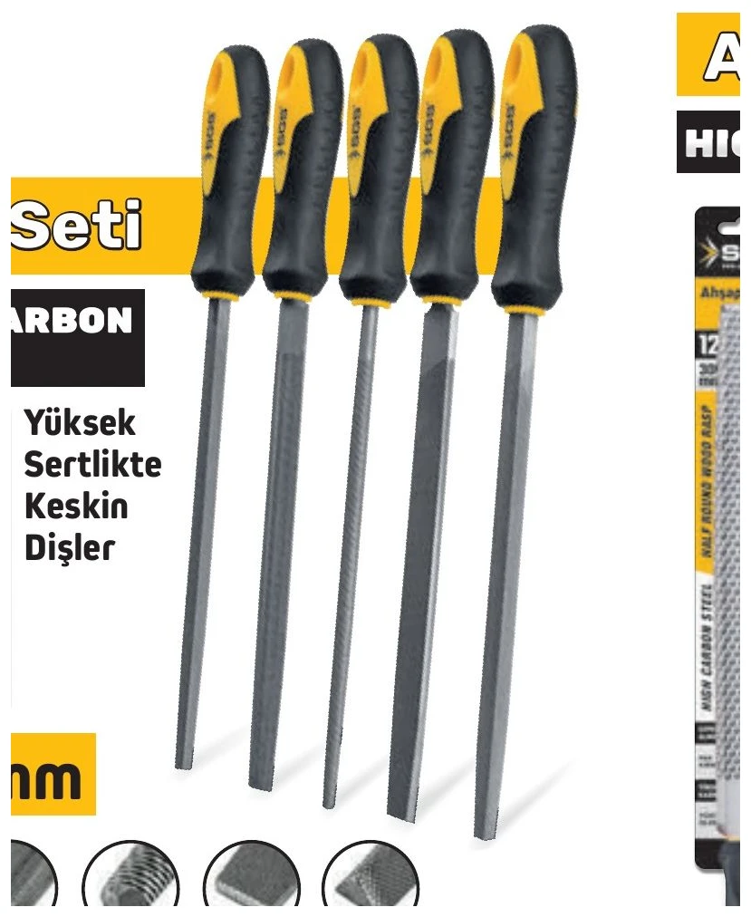 5 Parça Eğe Seti