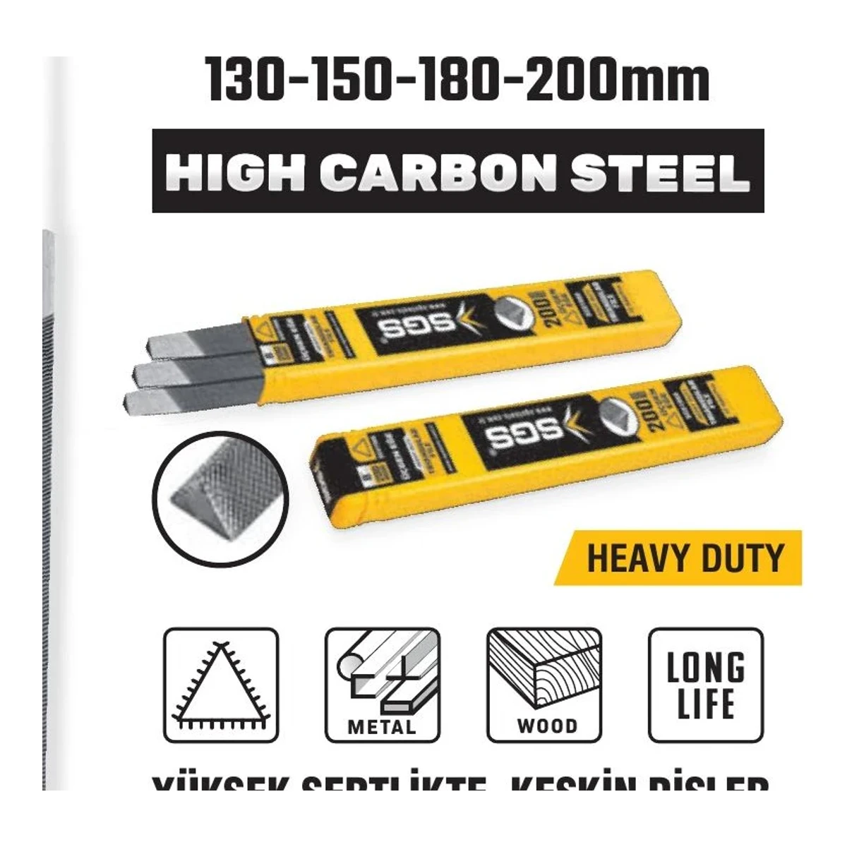 Üçgen Regular Eğe / 5”-130mm