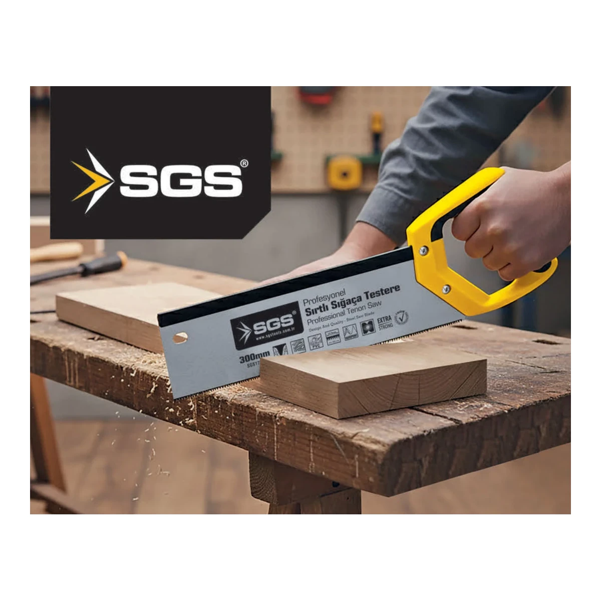 Sırtlı Sığaça Testere 300mm Tenon Saw