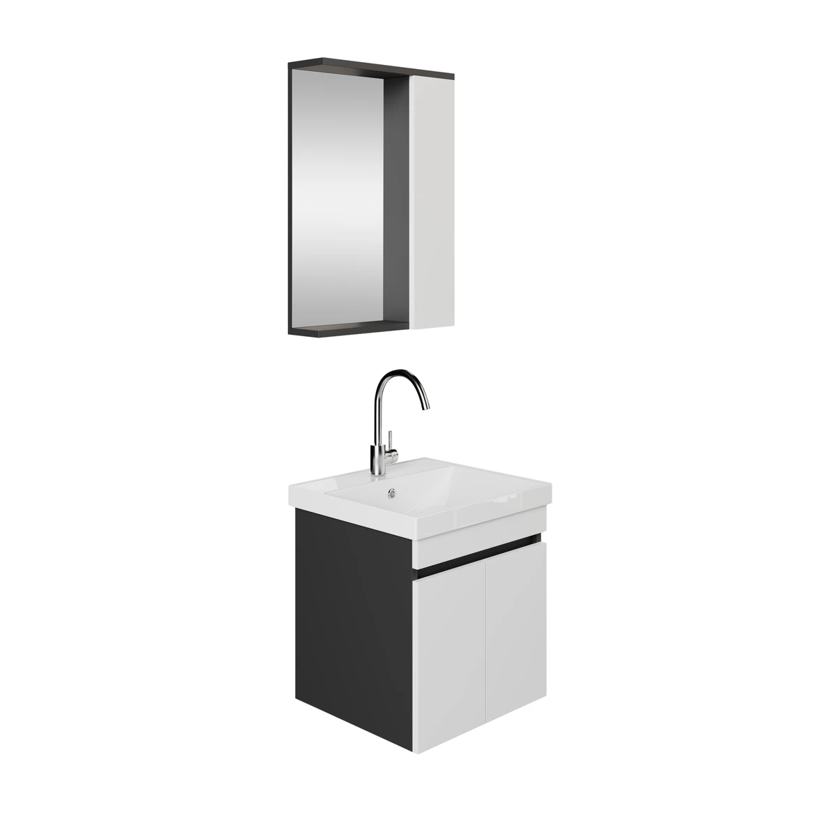 KAREN ARYA 60 Banyo Dolabı Takımı