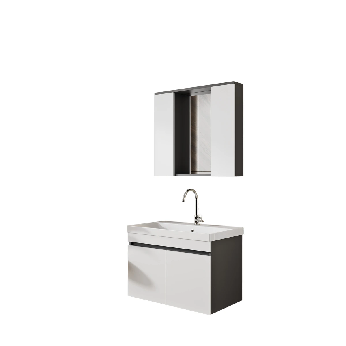 KAREN ARYA 80 Banyo Dolabı Takımı