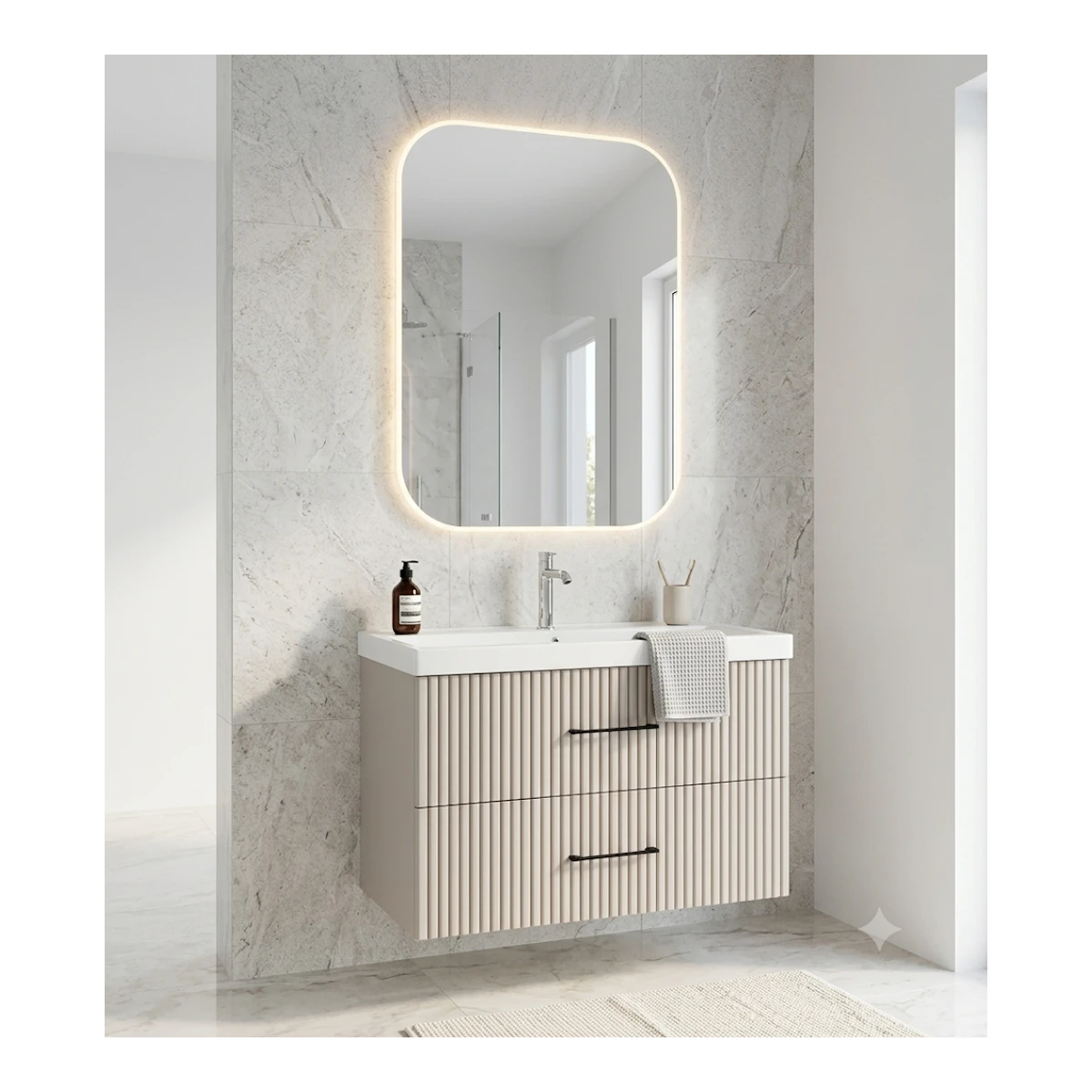KAREN ALKA LED Ayna 60x80 cm