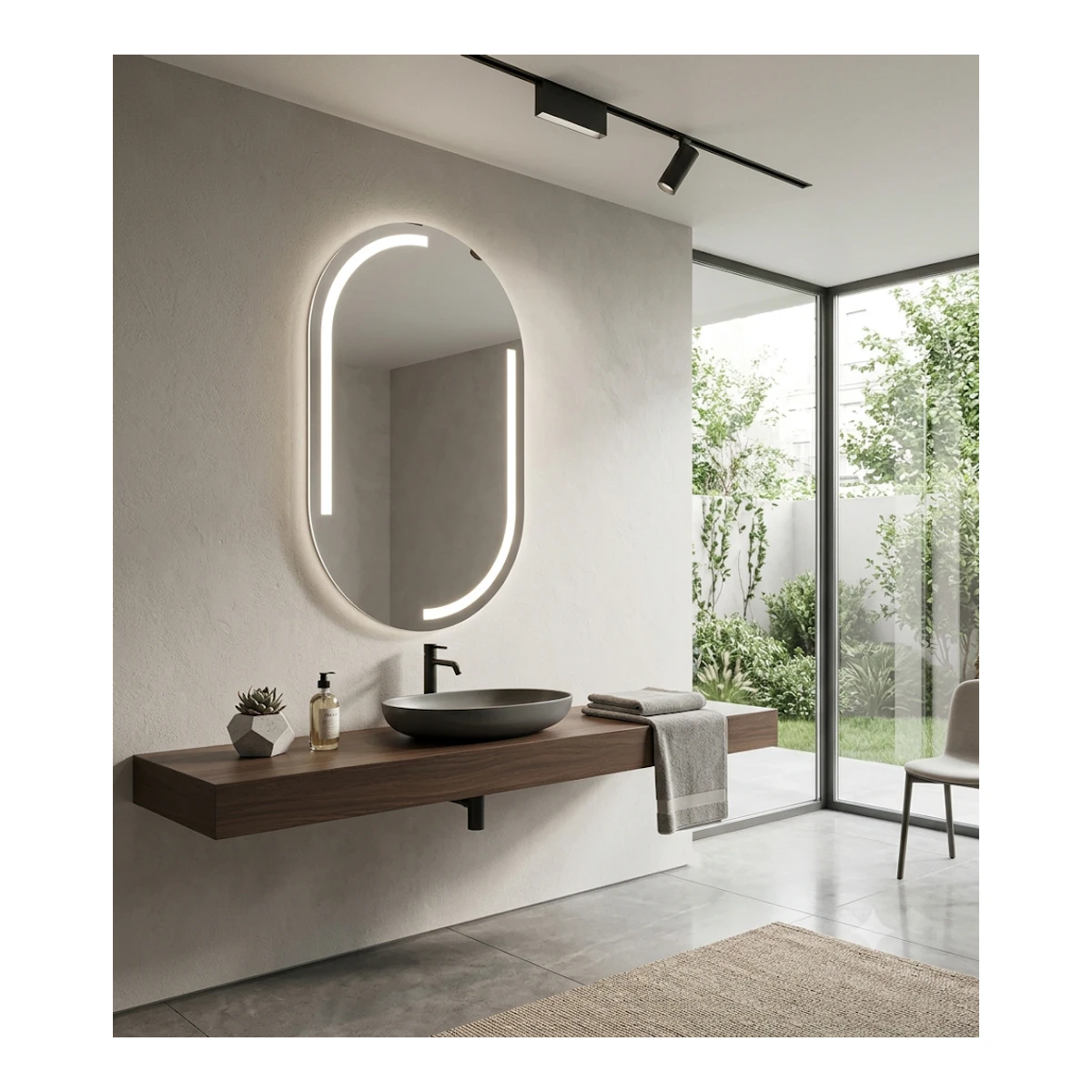 KAREN AQUA LED Ayna 60x80 cm