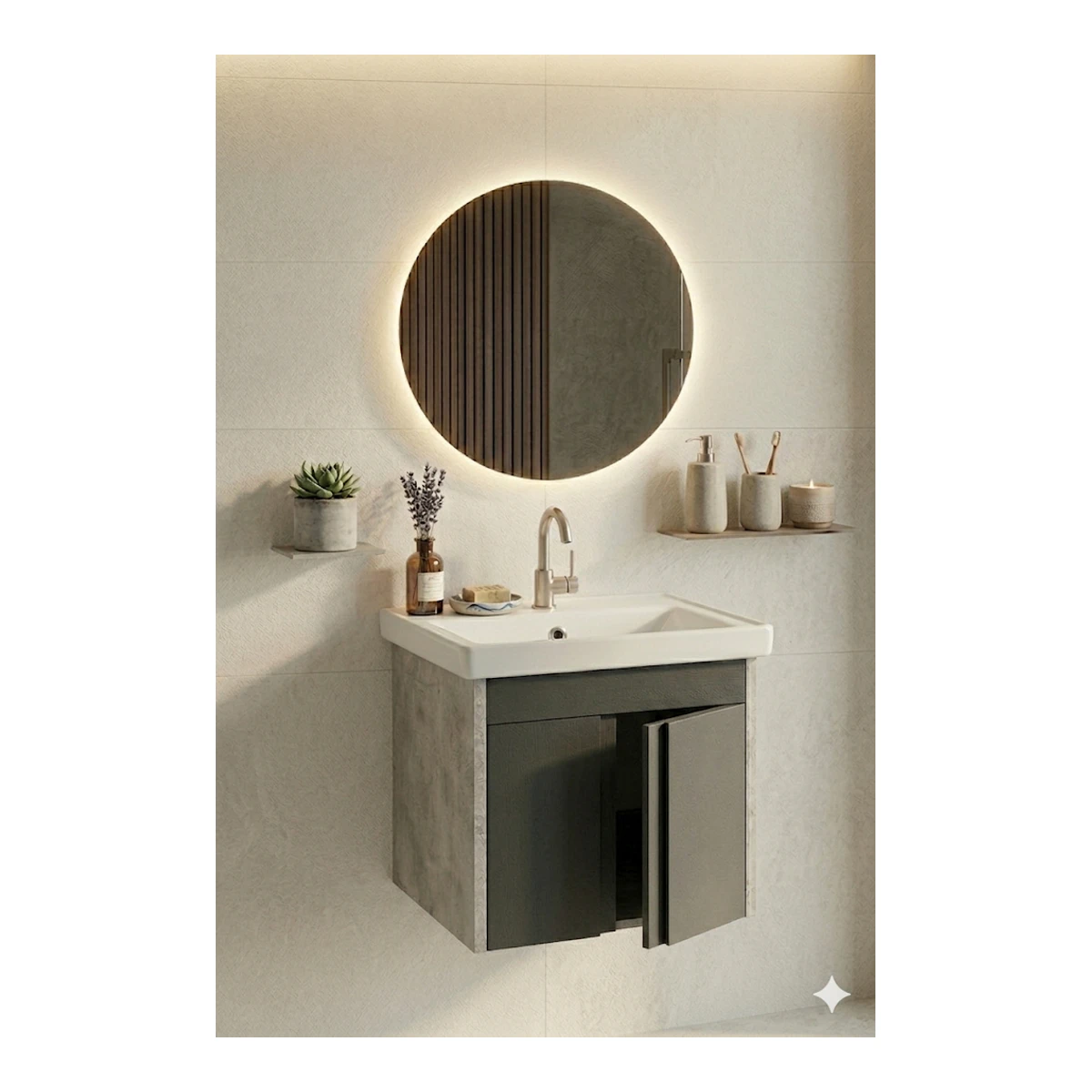 KAREN MİLA LED Ayna 60 cm