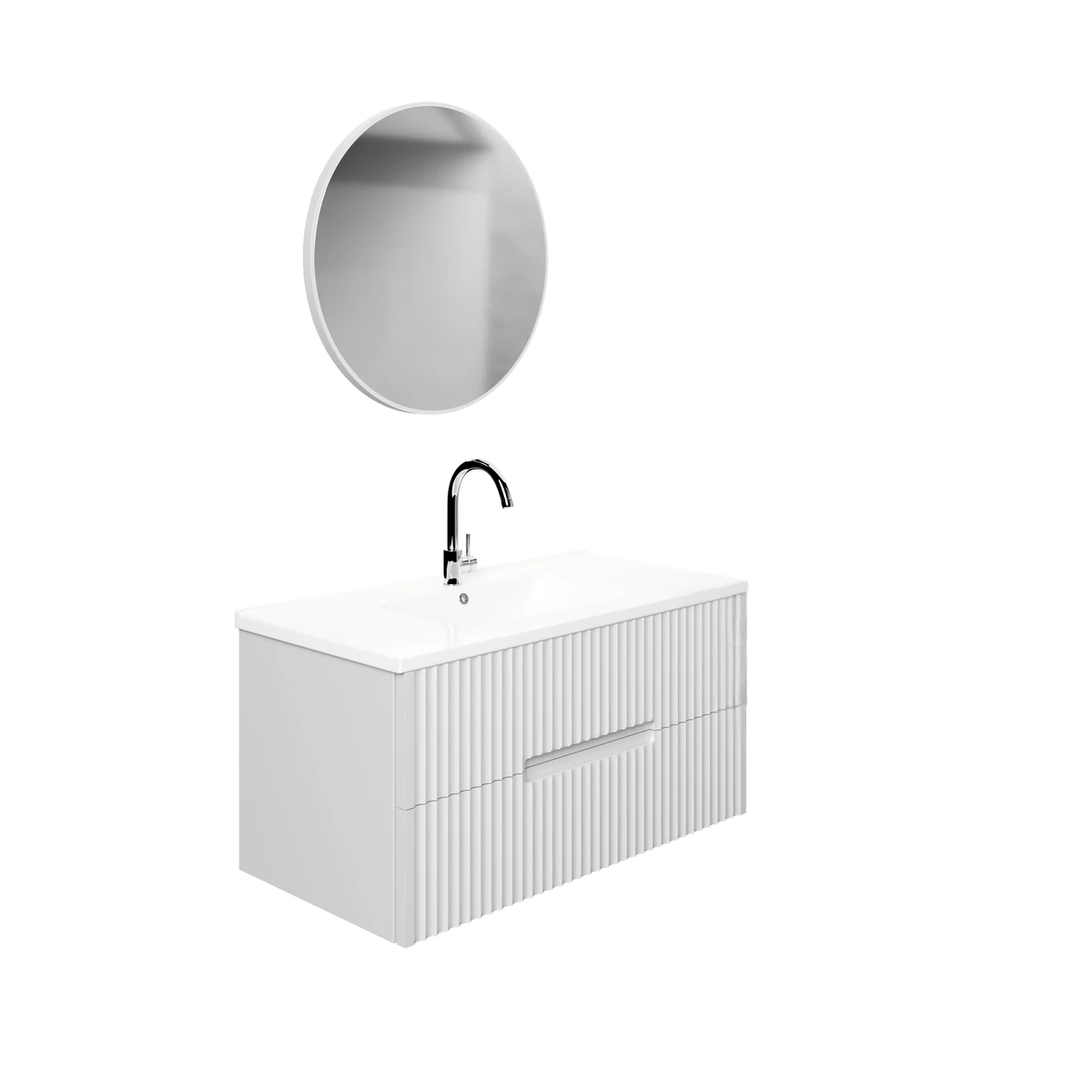 KAREN FİRUZE 85 Banyo Dolabı Takımı