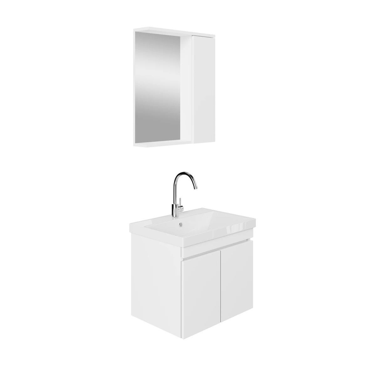 KAREN KOZA 60 Banyo Dolabı Takımı
