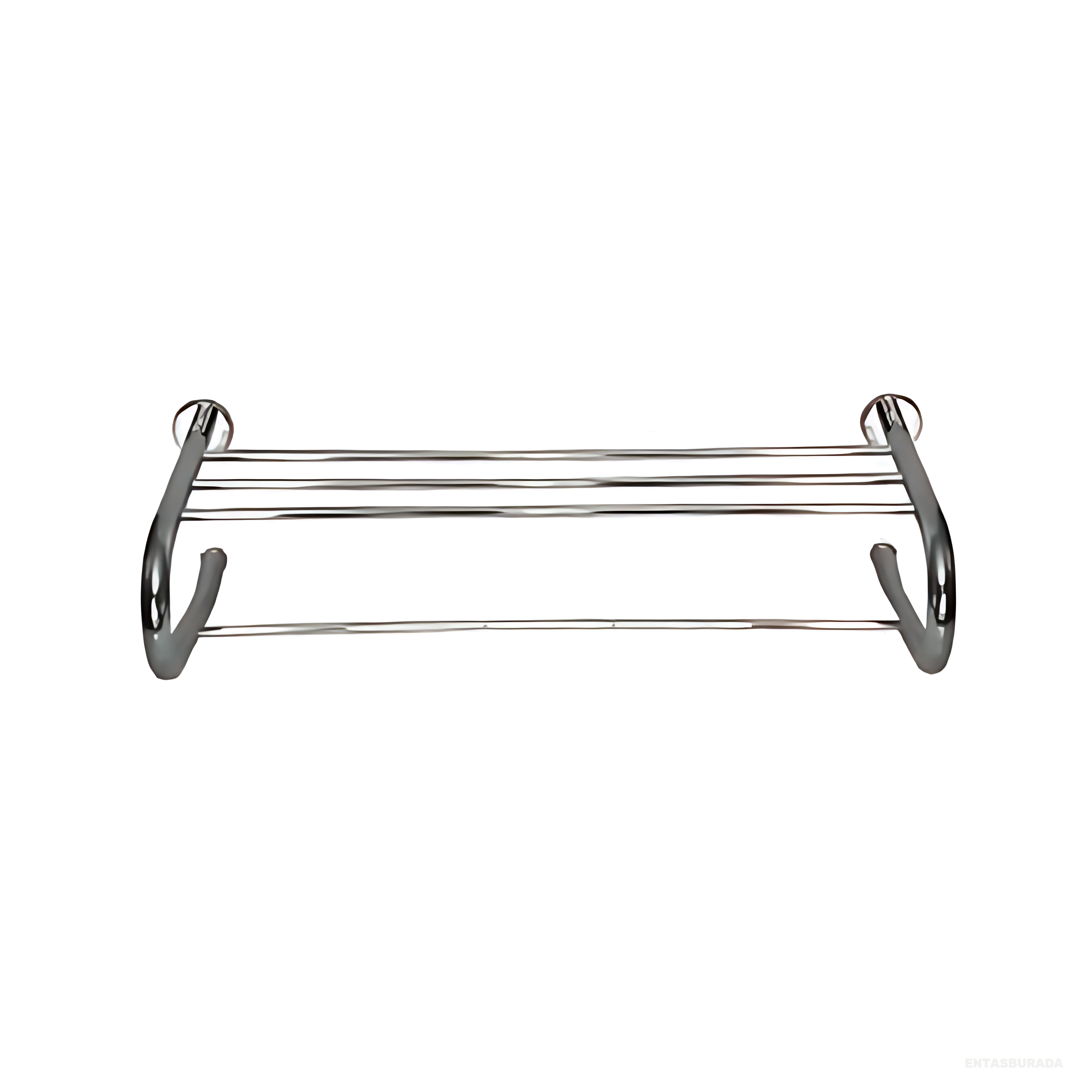 DESTEKLİ RAF HAVLULUK 19 Ø 50 X 29 X 12 cm S.S 304 - PL6110