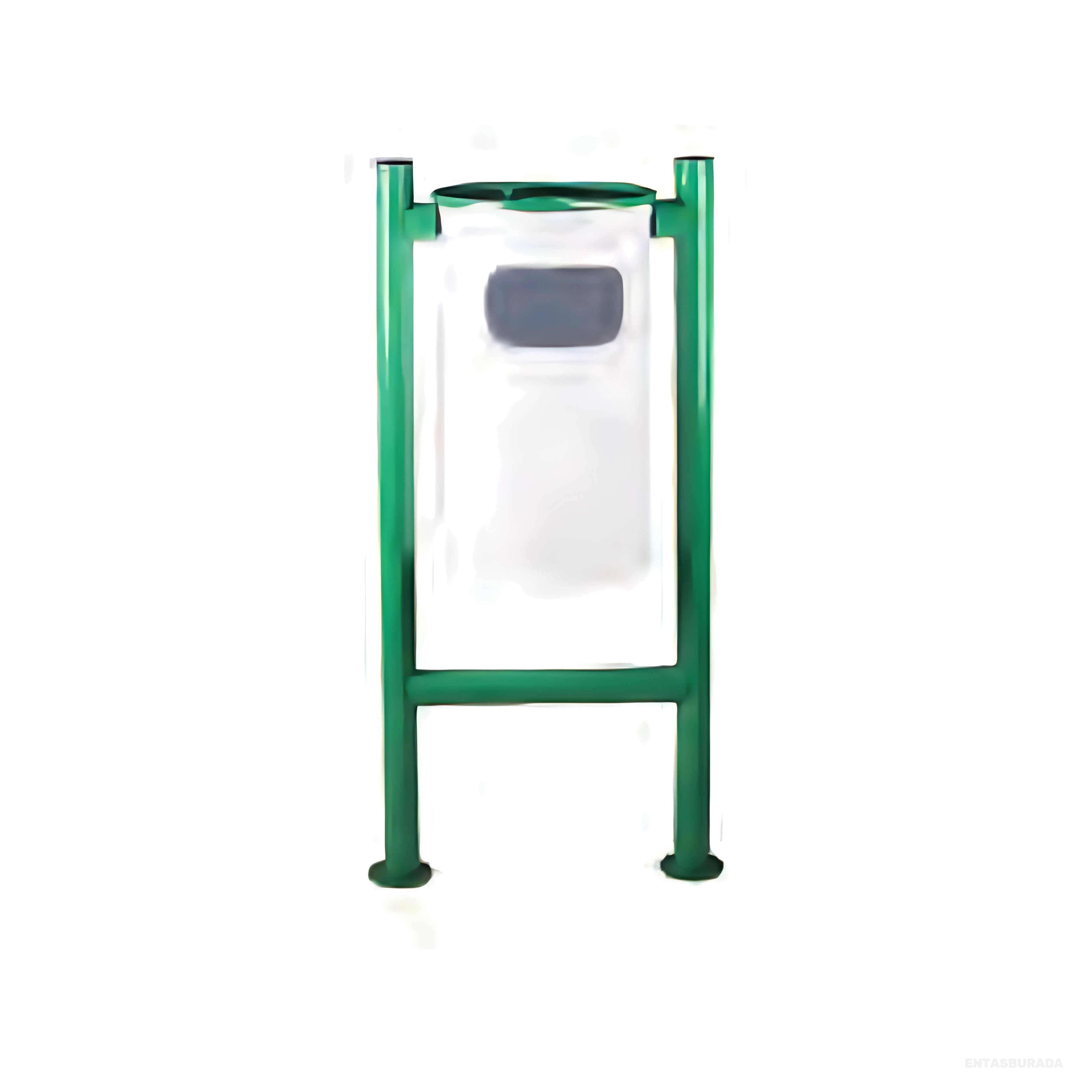 DİŞ MEKAN BORU TİPİ DÜZ ÇÖP KOVASI - 45X100 CM DKP BOYALI - PL6136
