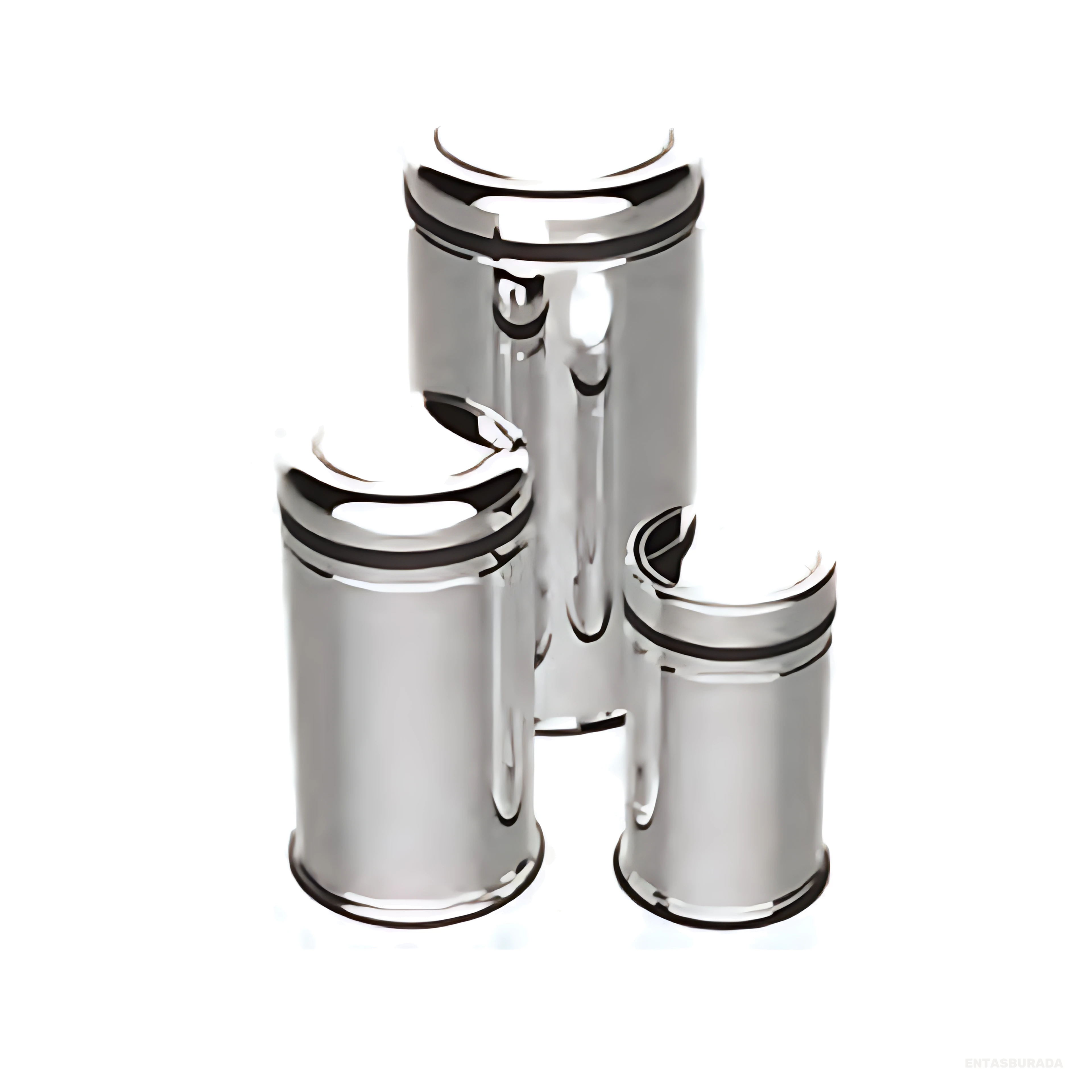 PRATİK KAPAK ÇÖP KOVASI SS 430 - 16 Lt. - PL6038