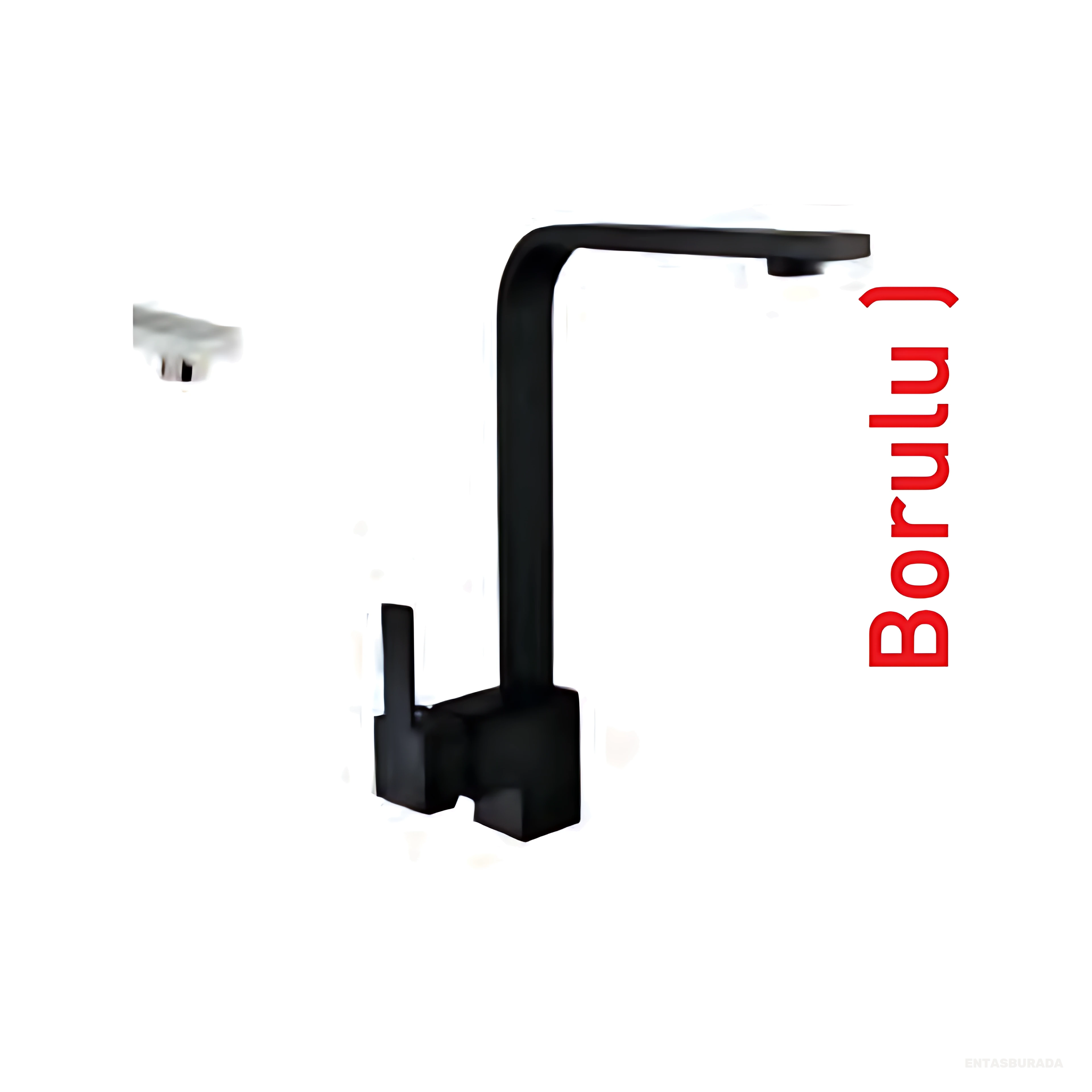 Siyah Mix Kuğu Lavabo Bataryası - KB703-1