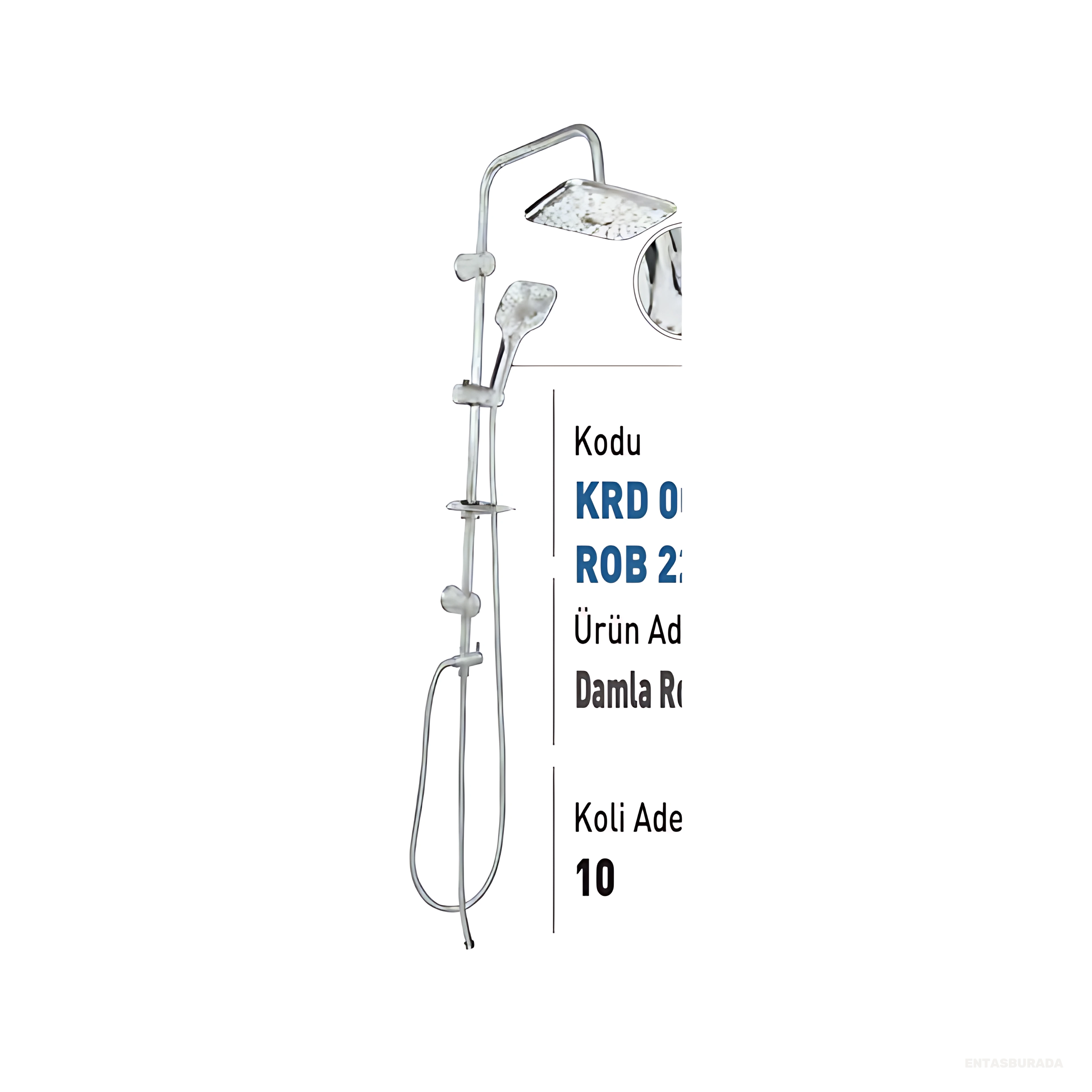 Damla Robot Duş Takımı - KRD008 / ROB225