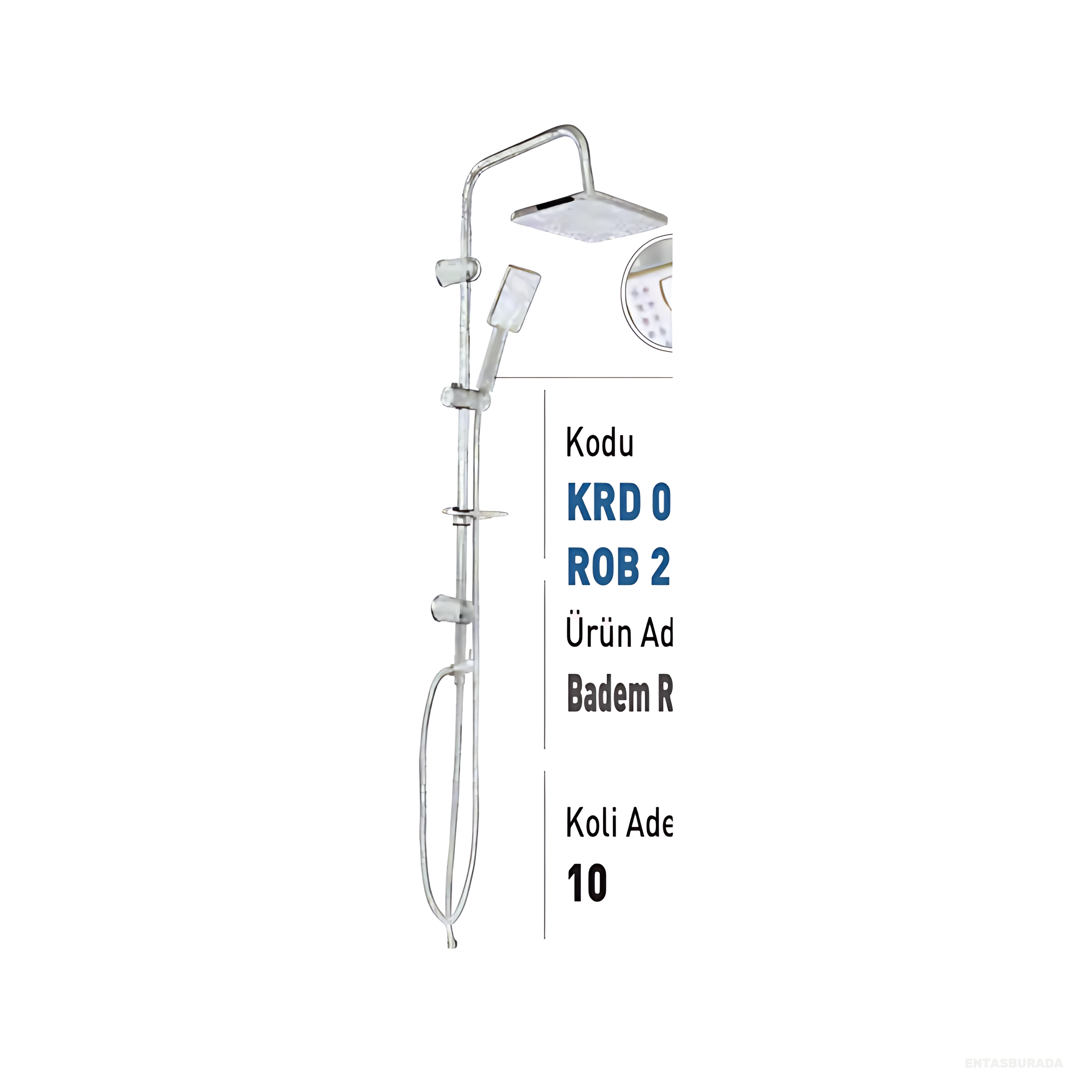 Badem Robot Duş Takımı - KRD009 / ROB215