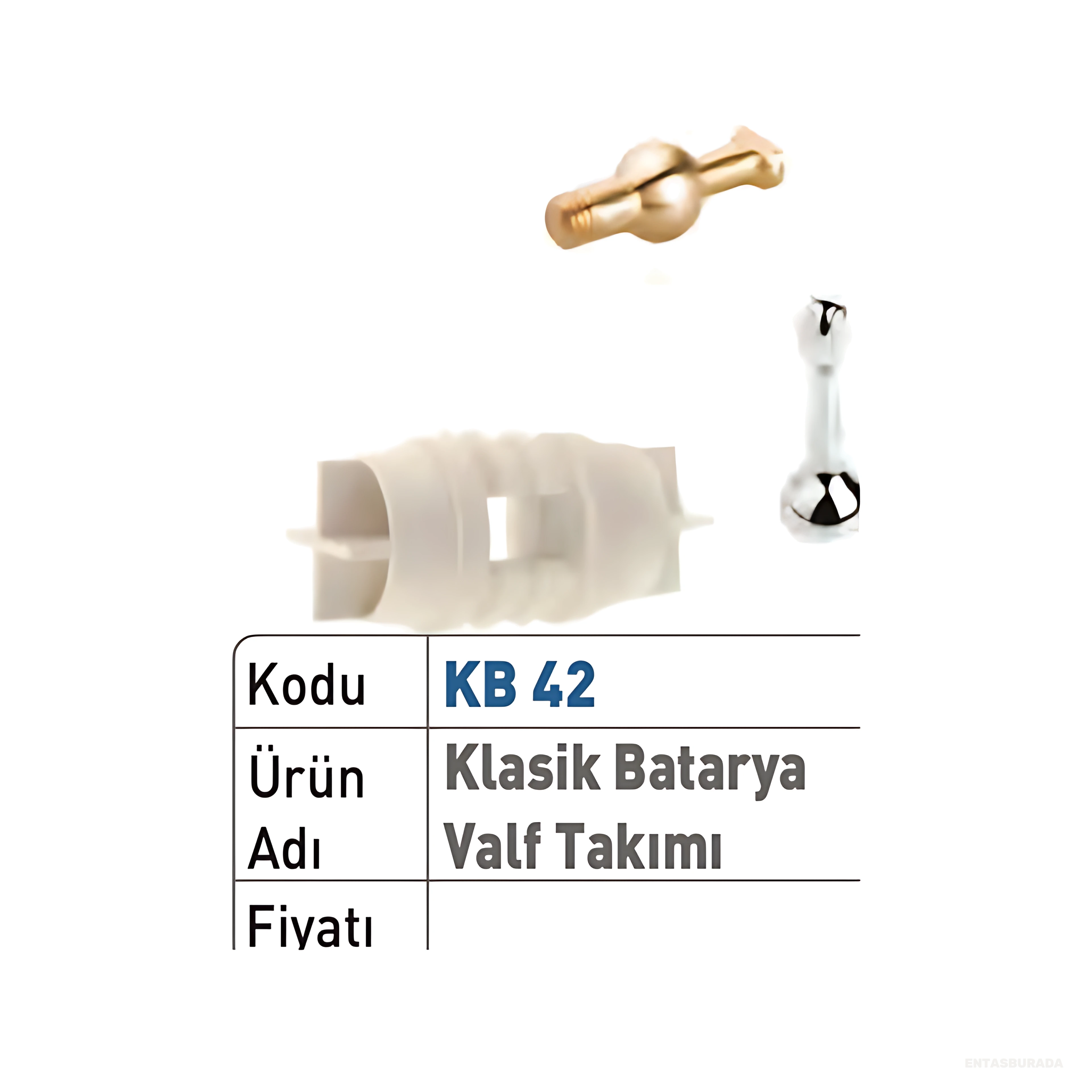 Klasik Batarya Valf Takımı - KB42