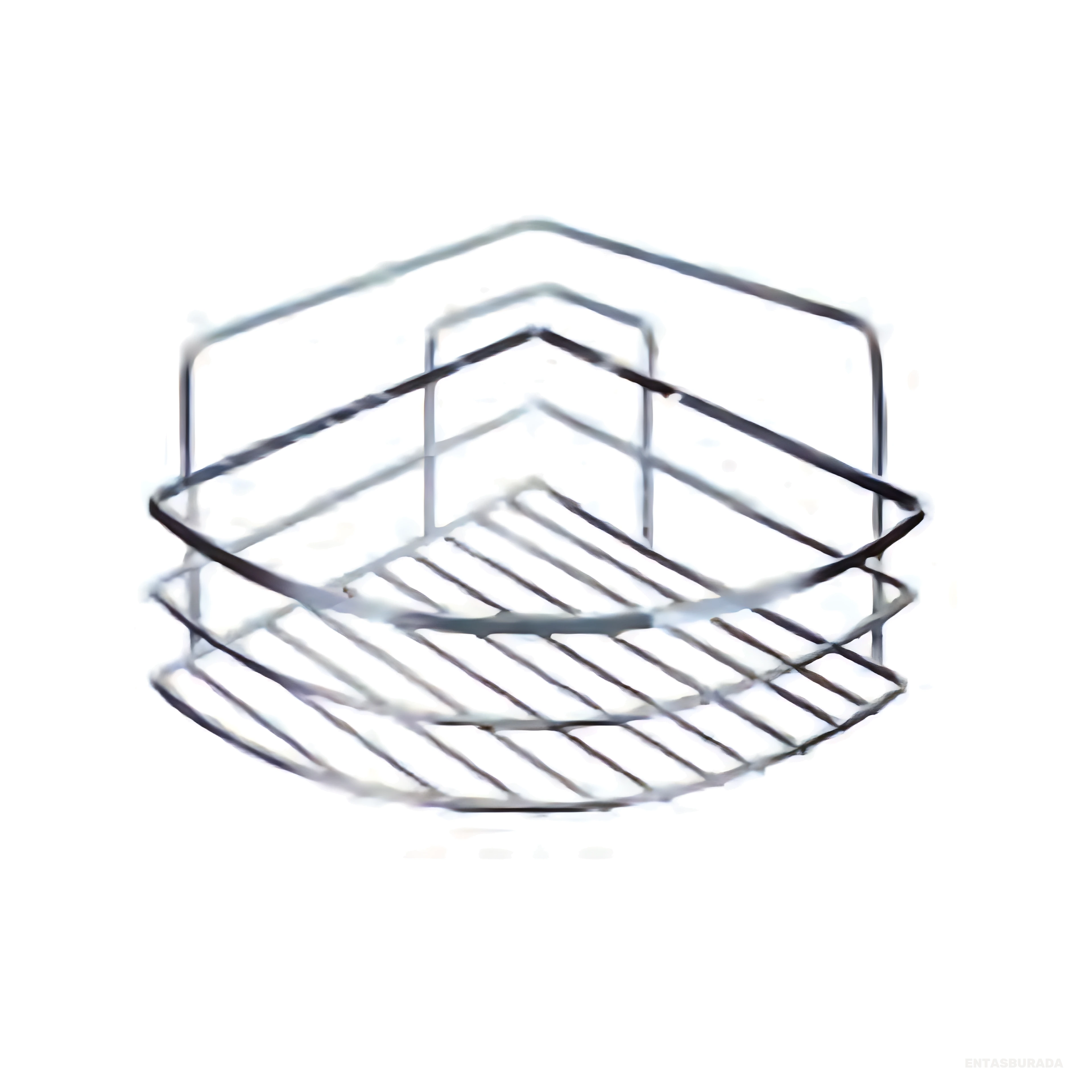 LAMALI TEKLİ 21X28X8 cm - KROM KAPLAMALI - LK01