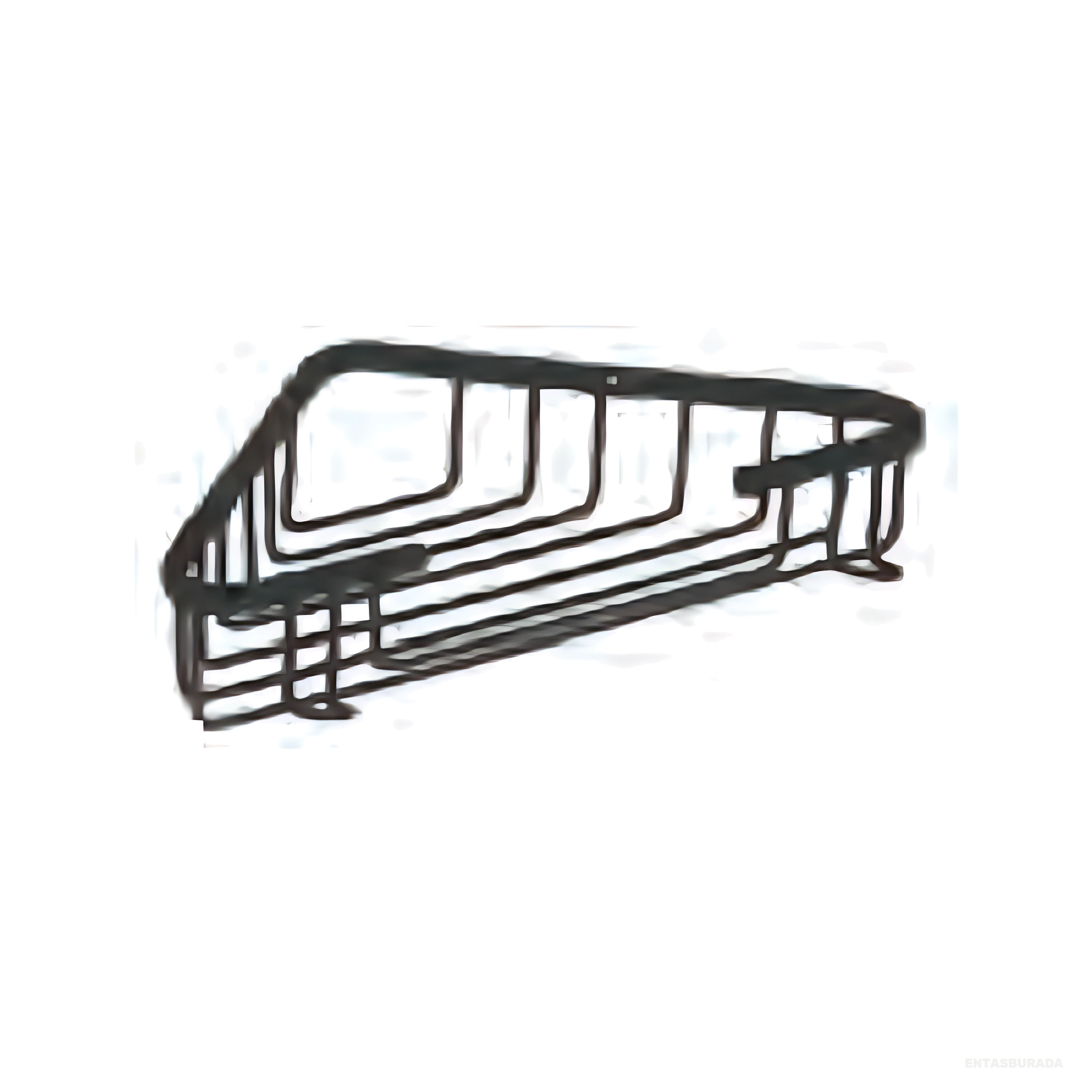 KÖŞE TEKLİ SÜNGERLİK 18X18 cm - 304 PASLANMAZ - DM5384