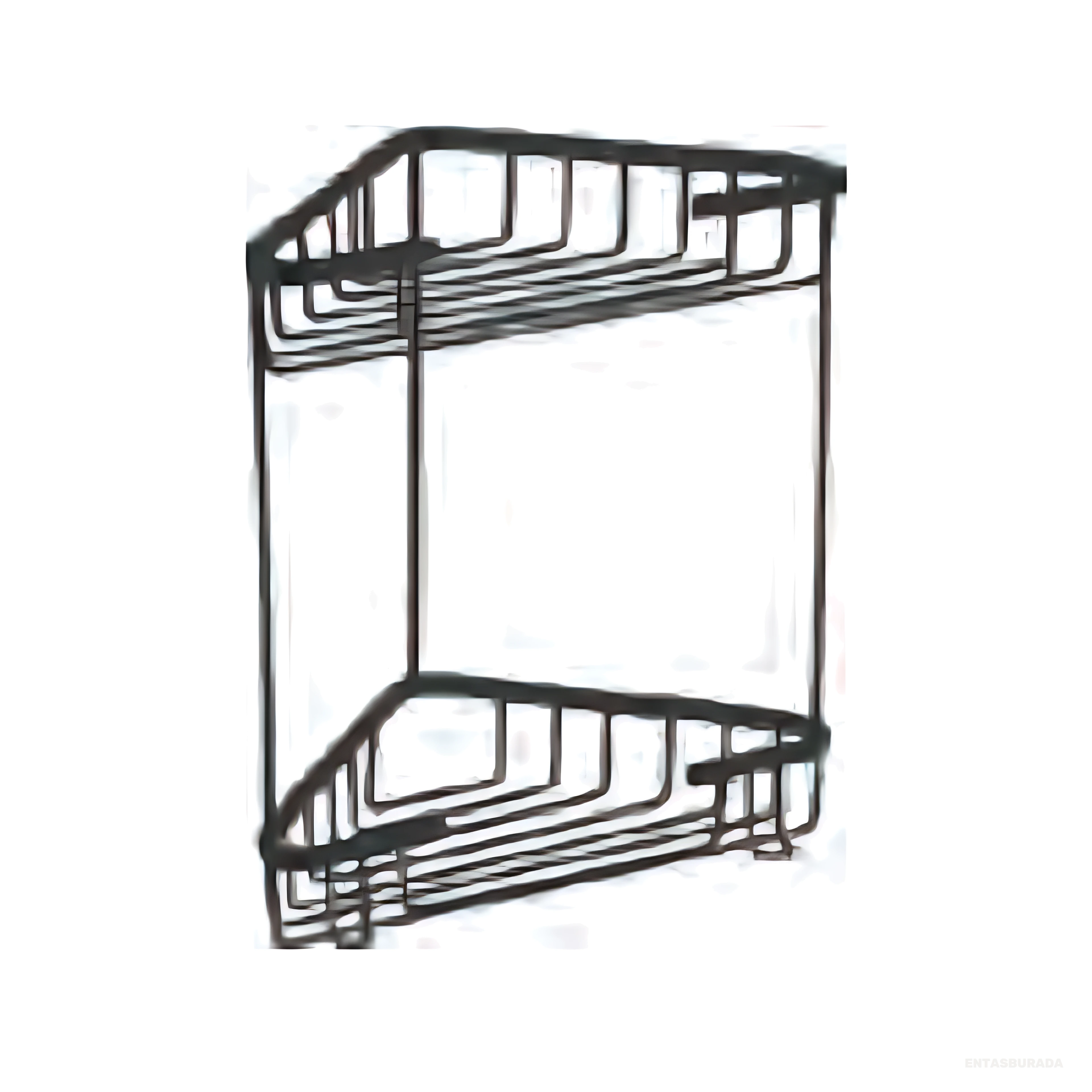 KÖŞE İKİLİ SÜNGERLİK 18X18 cm - 304 PASLANMAZ - DM5385