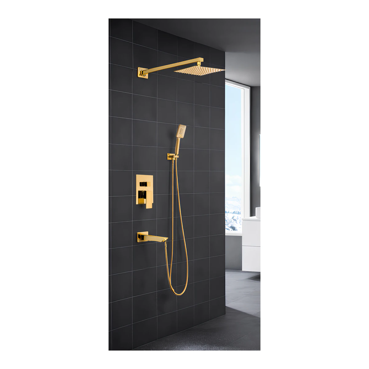 ANKASTRE BANYO GOLD DUŞ SİSTEMİ