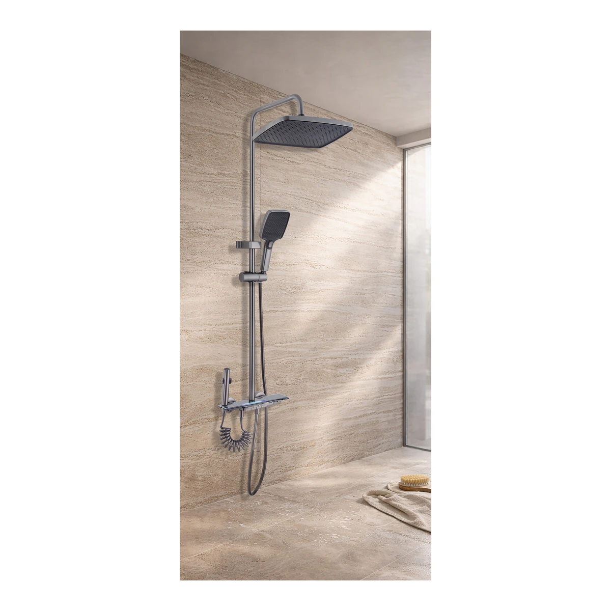 PİYANO SLIM ANTRASİT ROBOT DUŞ SİSTEMİ