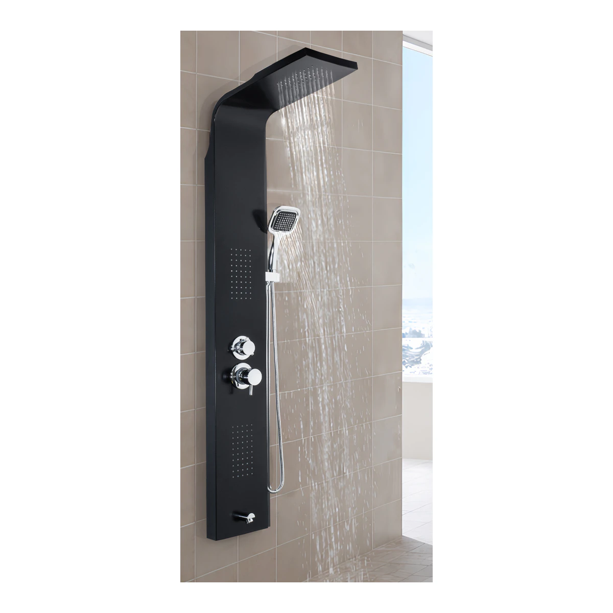 KUĞU PANEL BLACK ROBOT DUŞ SİSTEMİ