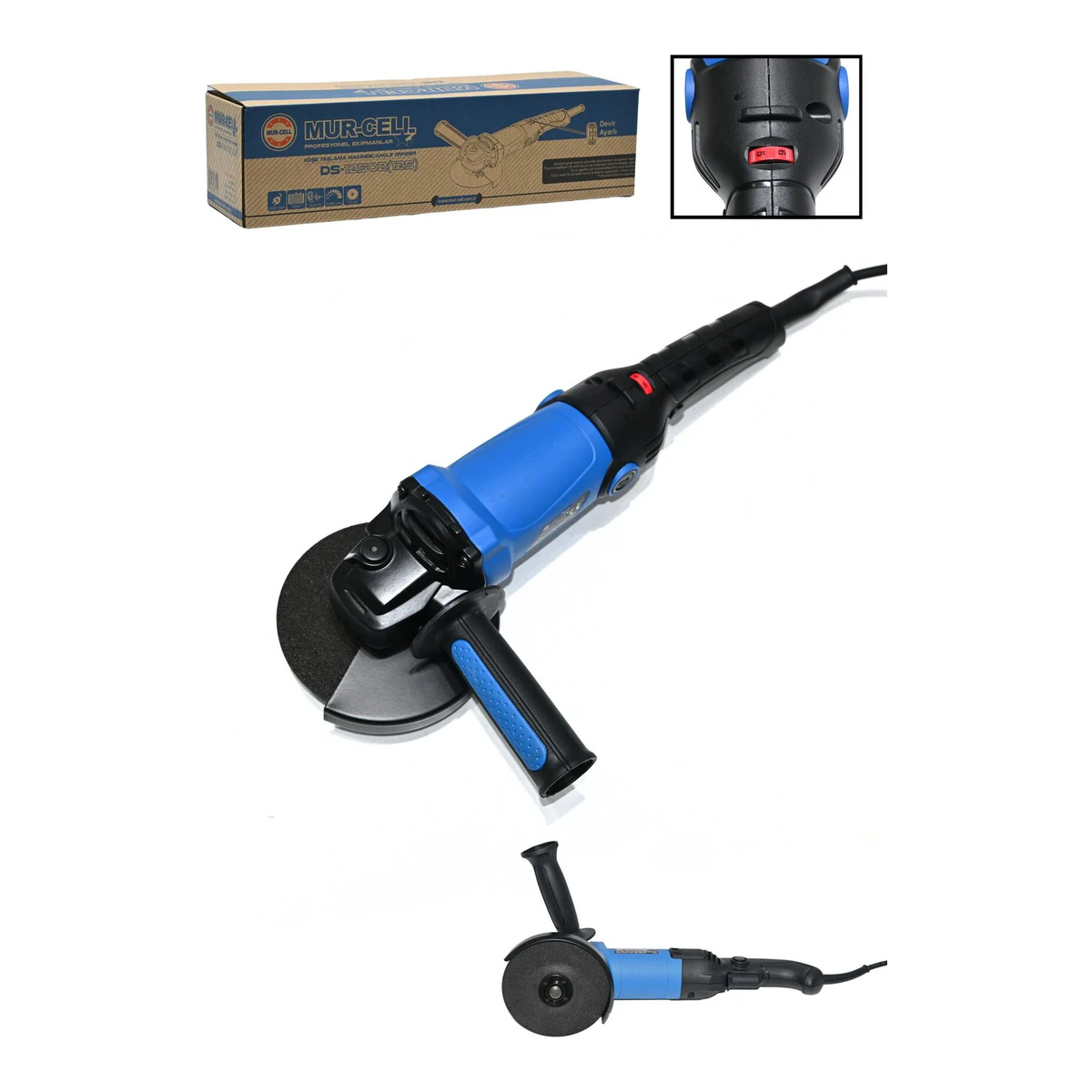 Ds-12502 (125MM) Köşe Taşlama Makinesi Avuç Içi Taşlama