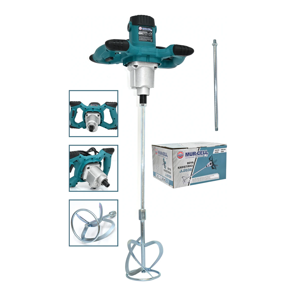 Jl2638 Boya Karıştırıcı Alçı Karıştırıcı 1800 Watt