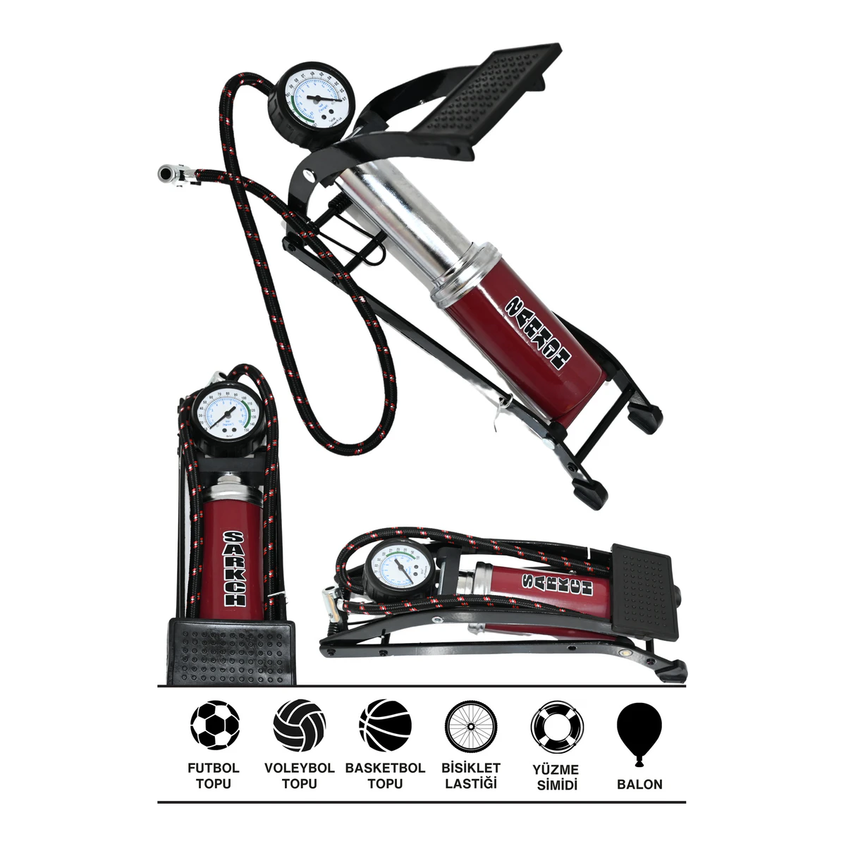 Sarkch Mur-ap002 Ayak Pompası Kalın Piston